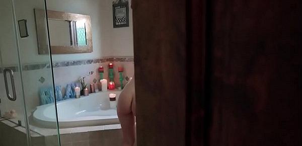  Petite teen banged by bf after shower